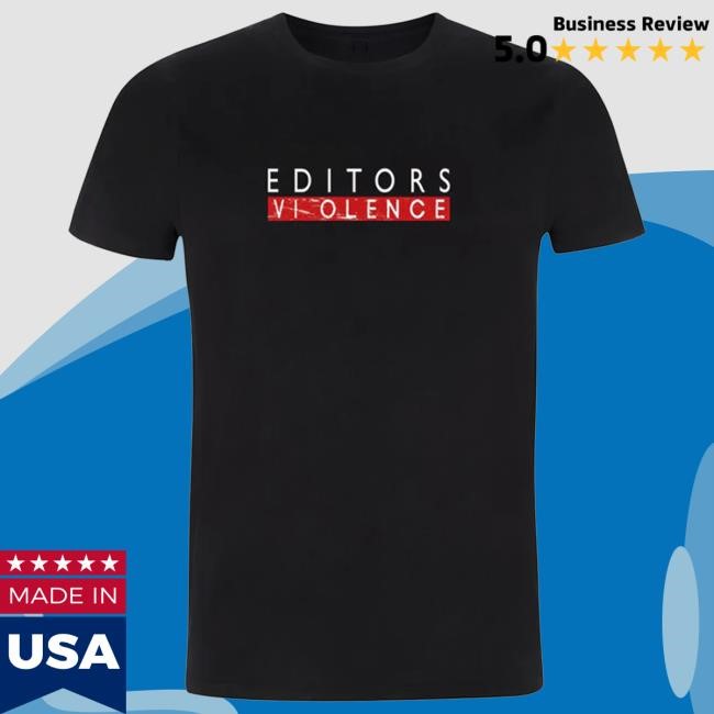 Official Editors Band Merch Store Violence Tee Editors Band
