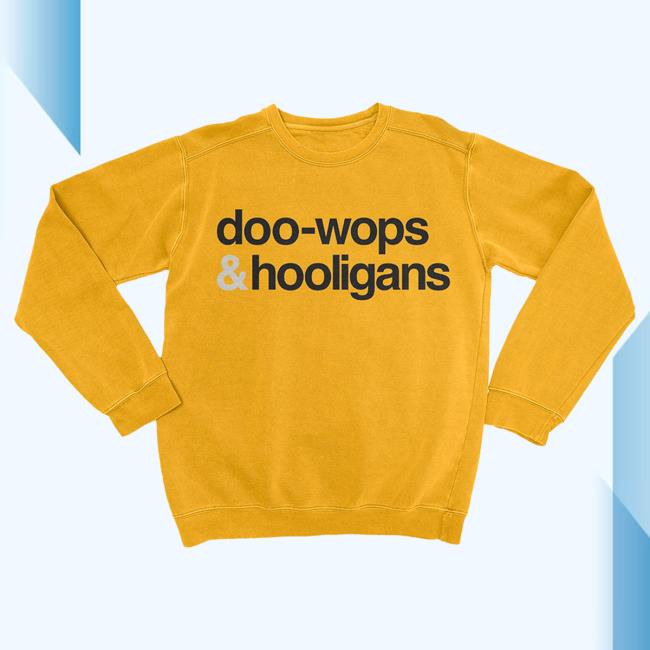 Official Bruno Mars Merch Store Doo-Wops And Hooligans Crewneck Bruno Mars Apparel Clothing BrunoMars