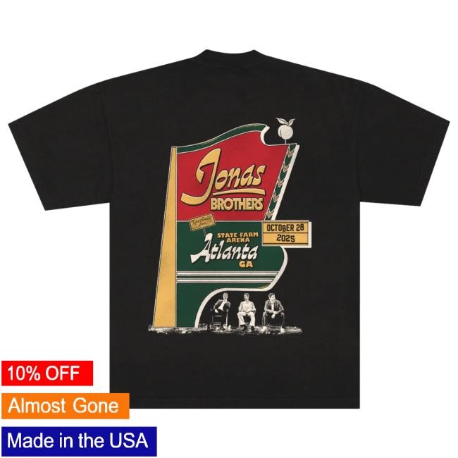 Official Jonas Brothers Merch Store Shop Greetings From Your Hometown - Atlanta, GA Shirts JonasBrothers
