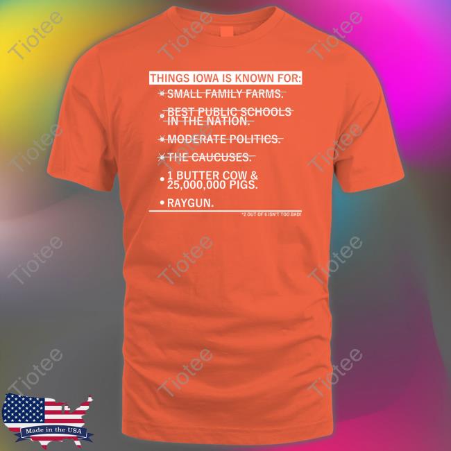 Raygun Things Iowa Is Known For Small Family Farms Long Sleeve Tee