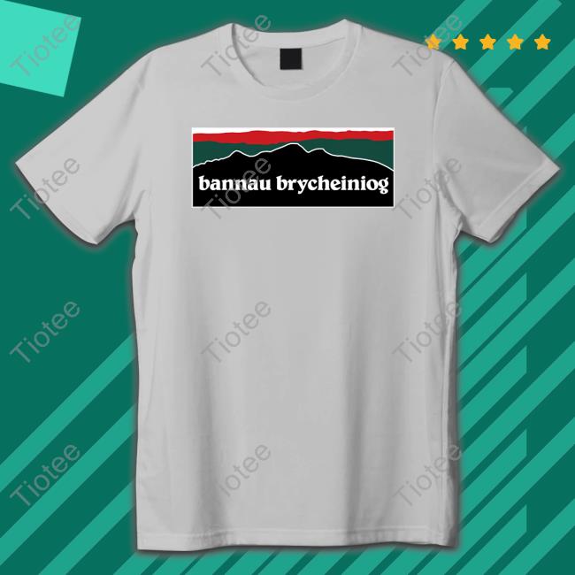 Official Cymru Retro Merch Bannau Brycheiniog T-Shirt