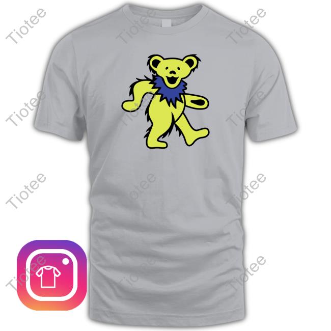 Grateful Dead Section119 Merch Grateful Dead Classic Navy With Yellow Bear Cap