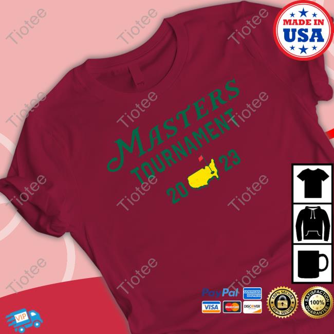Masters Merch 2023 Masters Tournament Logo Hoodie Mmogolf