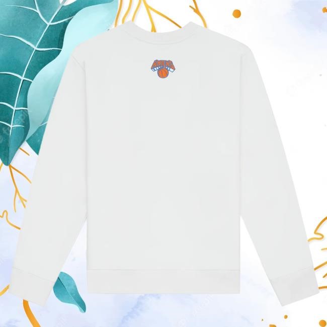 Official Msg Merch Store Shop New York Knicks NYON x Knicks Game Changer White Crew Neck