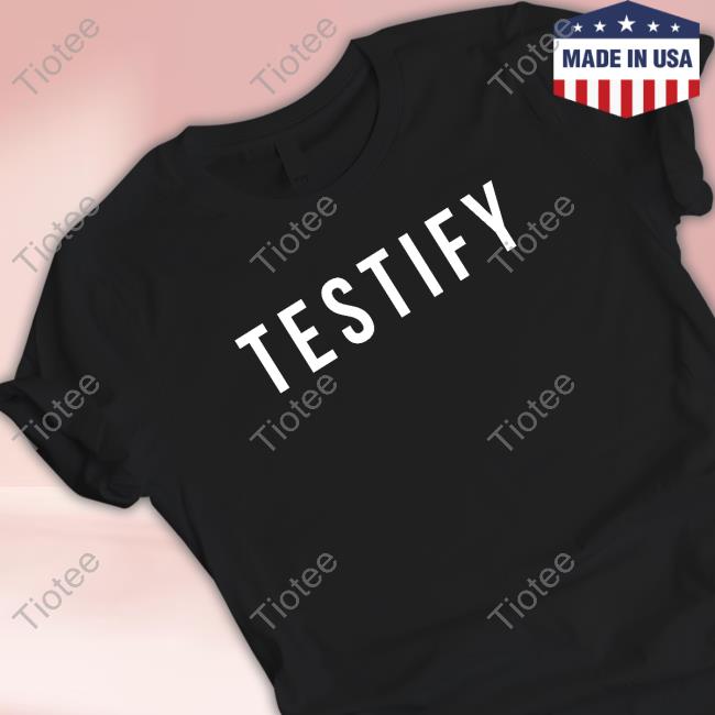 Official Testifyforever Merch Testify Black Shirt