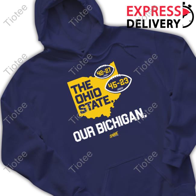 Smack Apparel The Ohio State Our Bichigan Hoodied Sweatshirt