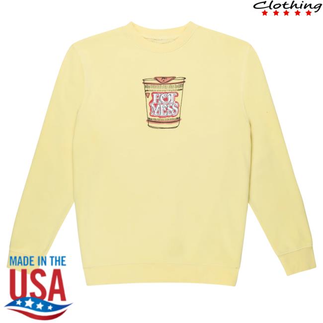 Official Hotmess Merch Store Hungover Retro Crewneck Sweatshirt Iamunwell Clothing Shop