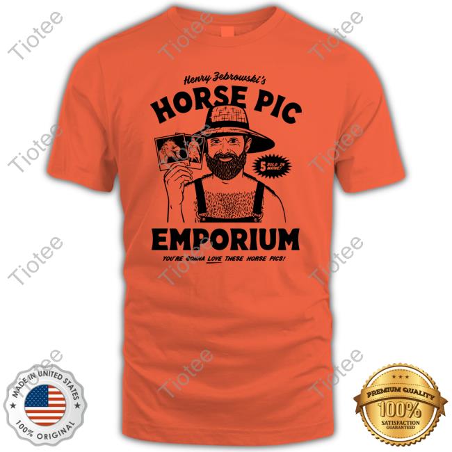 Horse Pics Emporium T-Shirt Henry Zebrowski's Horse Pics Tee