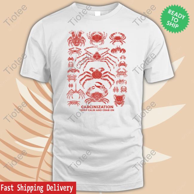 Stephne Tate Carcinization Keep Calm Crab On Unisex T Shirt