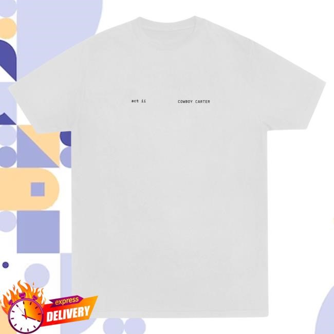 Official Beyonce Merch Store Beyonce act ii SHORT SLEEVE Attractive Shirt Beyonce Apparel Clothing Shop Beyoncé
