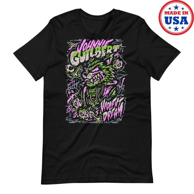 Johnnie Guilbert Violent Dream - Wolf Purple/Green New Tee