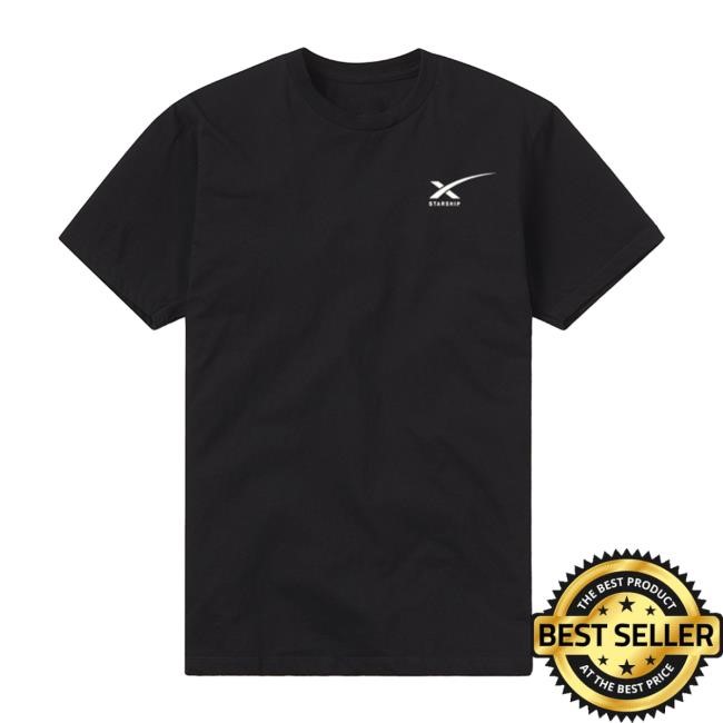 Official Spacex Store Merch Unisex Starship Test Flight Shirt New