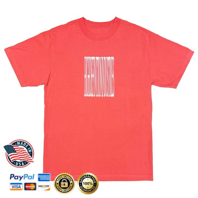 Official Hii-Def Shop Store Merch Red Barcode Print Tee