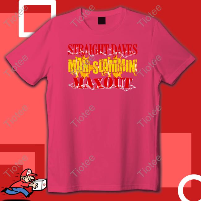 Straight Dave's Man Slammin Limited Edition Black TShirts