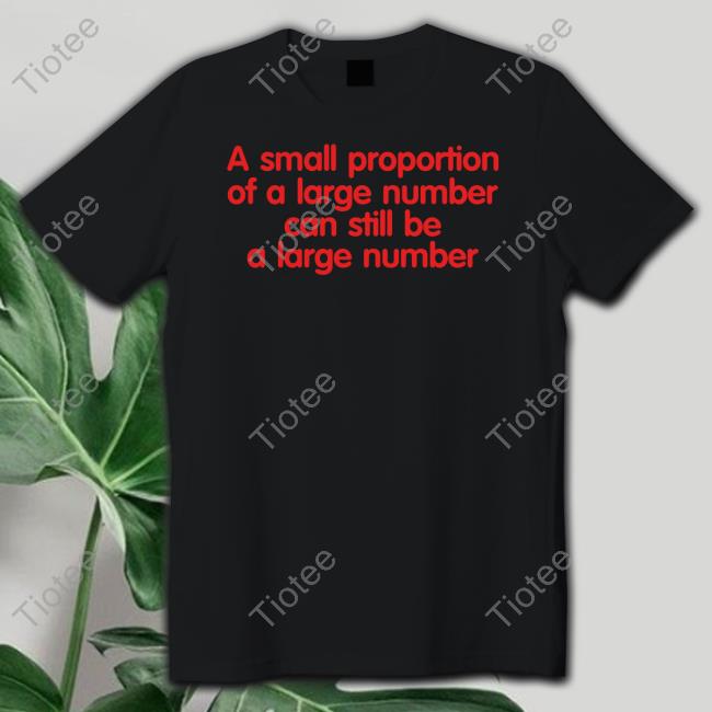 A Small Proportion Of A Large Number Can Still Be A Large Number Hoodie Kit Yates