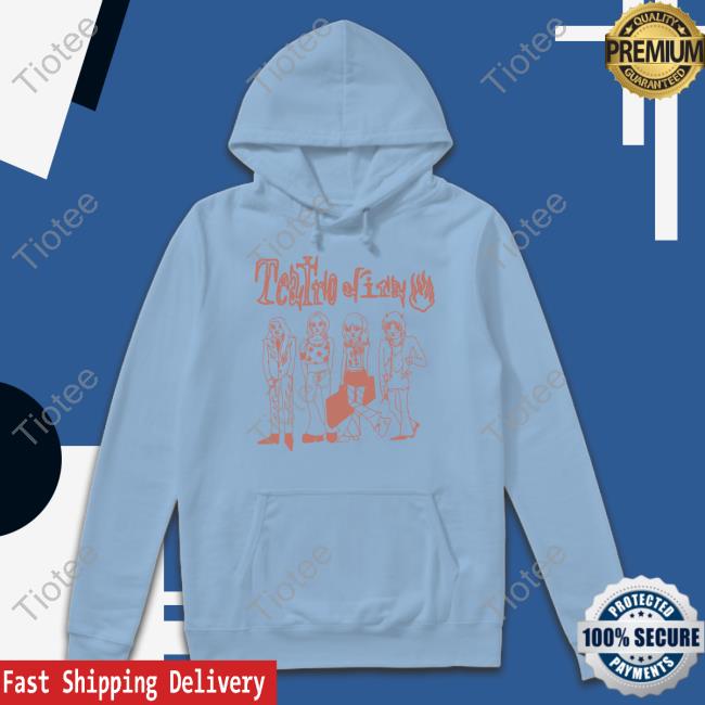 Official Maneskin Merch Teatro D’Ira Doodles Black T-Shirt