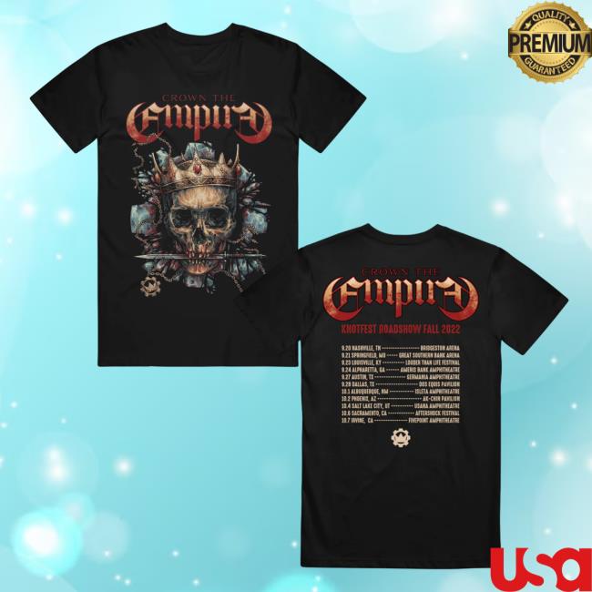 Crown The Empire Merch Skull Tour Hoodies