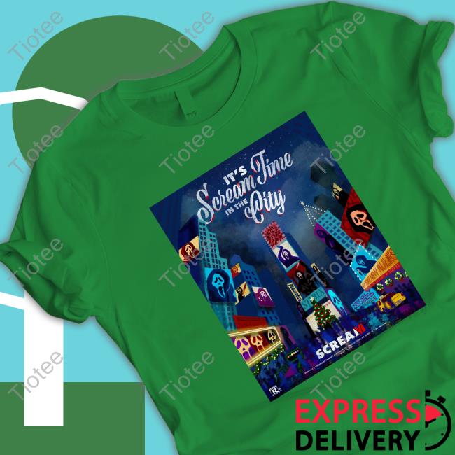 Official It's Scream Time In The City Tee
