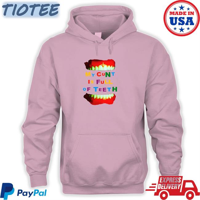 Bonfire Merch My Cunt Is Full Of Teeth Long Sleeve Tee