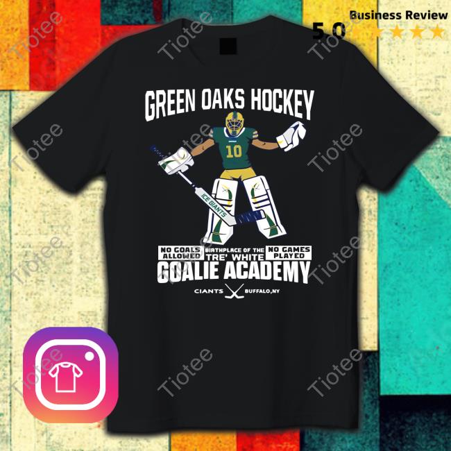 Weekbubble Store Green Oaks Hockey Tre White Goalie Academy Shirts Jon Scott