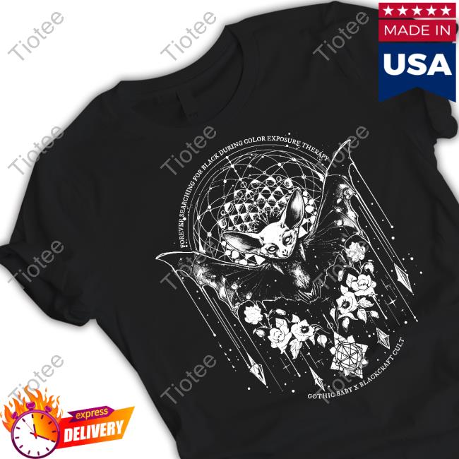 Gothic Baby X Blackcraft Forever Searching For Black During Color Exposure Therapy Sweater