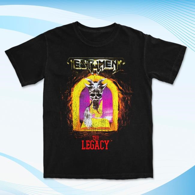 Official Testament Merch Shop The Legacy Album New Shirt – Testament