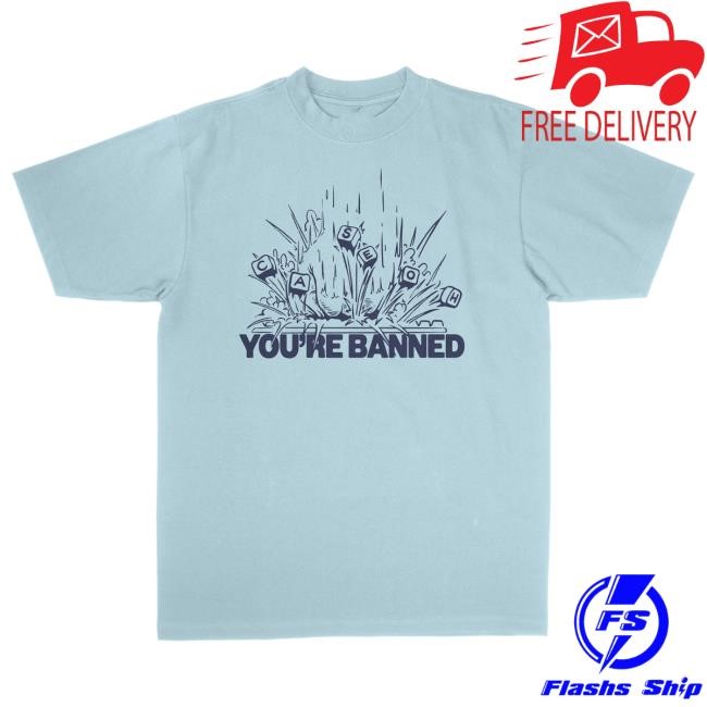 Official Caseoh Games Merch CaseOh's You're Banned Top Shirt CaseohGames