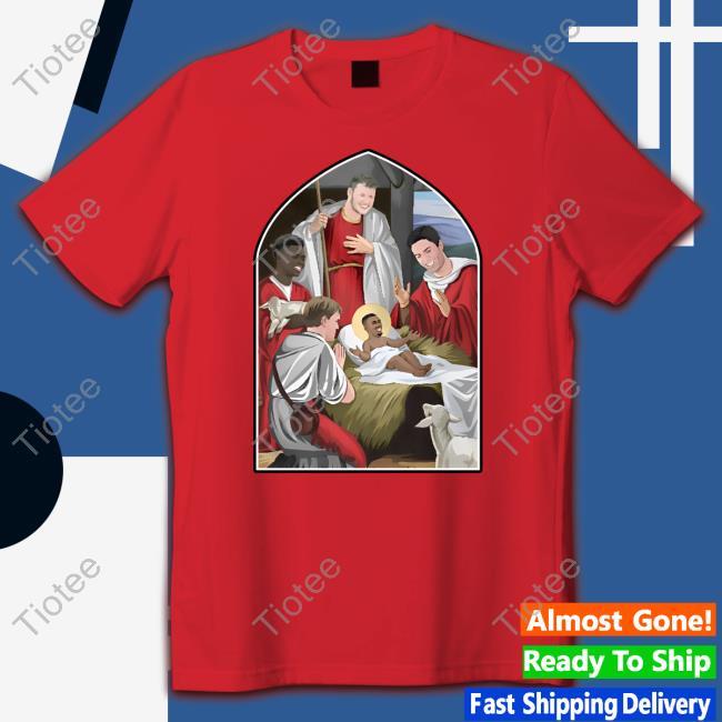 Arsenal Fc Nativity Christmas Jumper Adults Gabriel Jesus And Saka Gunners Shirts