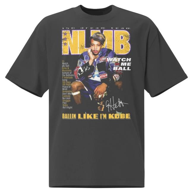 Official G Herbo Merch Store BLIK Black Championship T Shirt "Anniversary Tee"