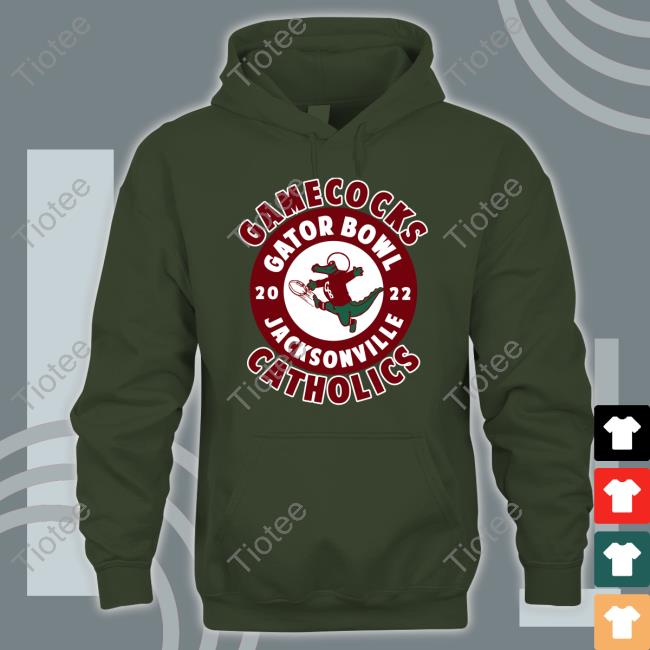 Bull Ward Gamecock Gator Bowl 2022 Jacksonville Catholics Shirt