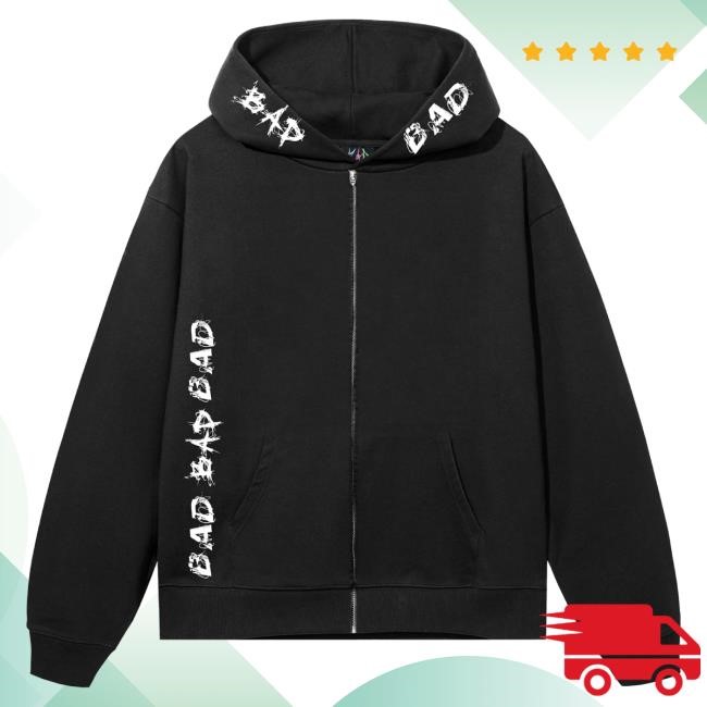 Xxx Tentacion Broken Heart Zip Hoodie Black | Xxxtentacion Official Merch Store Shop