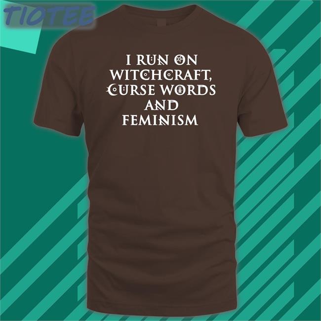 Doxiemom I Run On Witchcraft Curse Words And Feminism Hoodie Sweatshirt