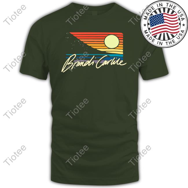 Brandi Carlile Merch Sunset Tee Shirt