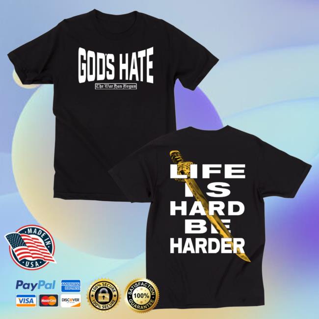 God's Hate Merch Shop Be Harder Hoodie Closed Casket Activities