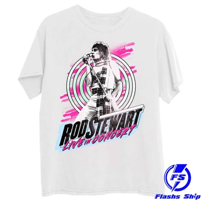Official Rod Stewart Live In Concert Tees