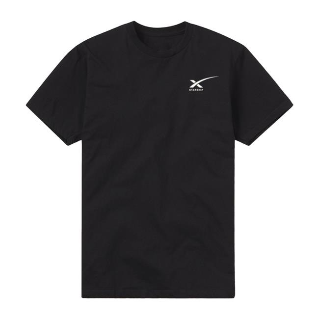 Official Spacex Store Merch Unisex Starship Flight 3 Tshirt