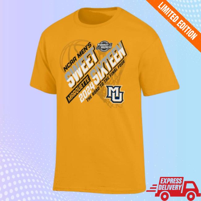Sweet Sixteen Marquette Golden Eagles Long Sleeve Tee