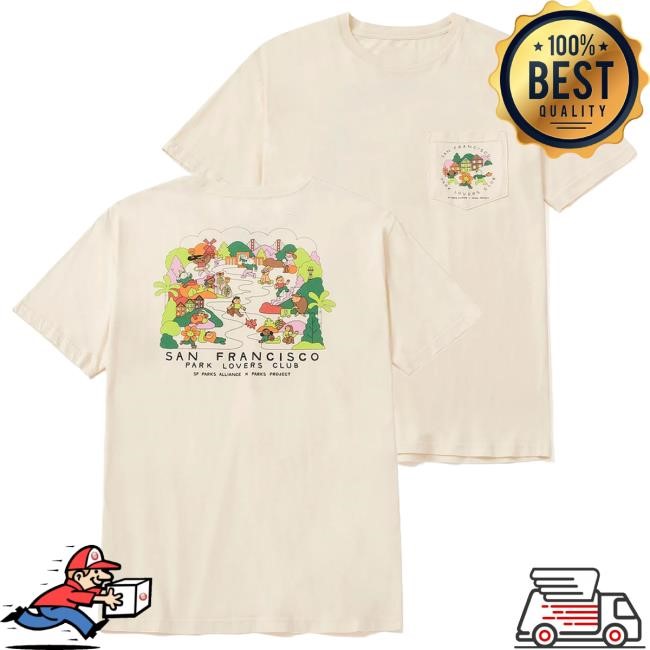 San Francisco Parks Alliance Park Lovers Pocket Tee Shirt Parks Project Apparel Shop