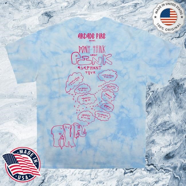 Official Arcade Fire Merch Store Arcade Fire Elephant Tears Tshirt