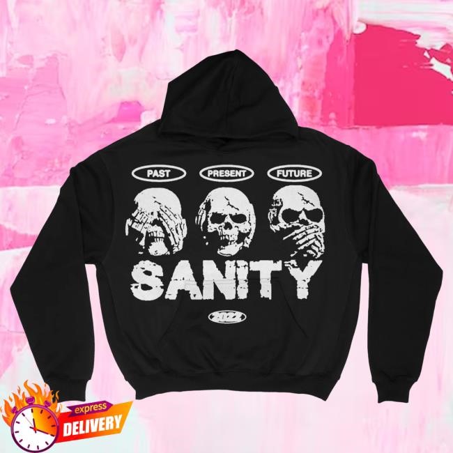 Official Maximo Apparel Black Sanity "Time" Sweatshirts