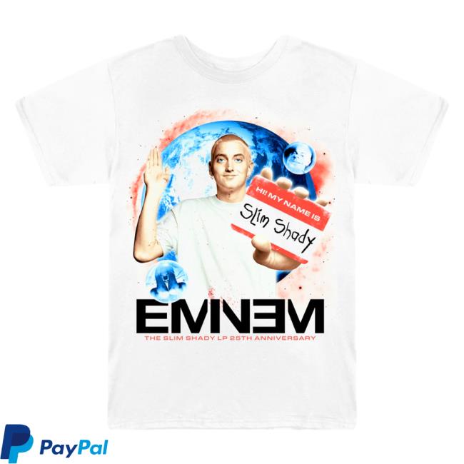 Official Eminem Merch Store Slim Shady Eminem Sslp25 Name Tag Shirt New Eminem Apparel Clothing Shop SlimShady