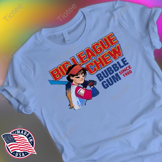 Big League Chew Bubble Gum Since 1980 Long Sleeve Tee Shirt
