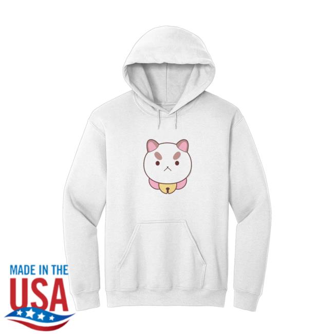 Official Bee And Puppycat Puppycat Face Hoodie