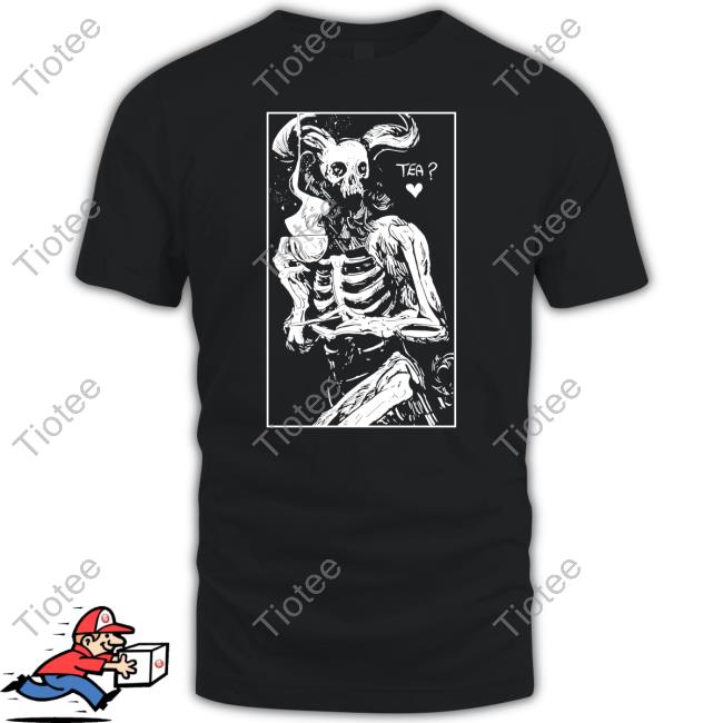 Wolfskulljack Merch Tea Demon Tee