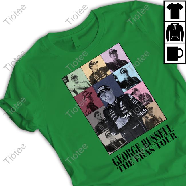Official George Russell The Eras Tour Shirt