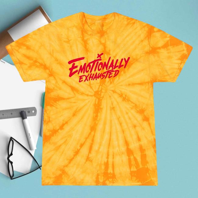 Official Philip Defranco Merch Store Beautiful Bastard Emotionally Exhausted Tees - Gold Spider Tie-Dye Beautifulbastard Philipdefranco Shop