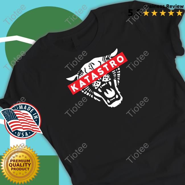 Katastro Merch Katastro Acid Washed Panther Long Sleeve Shirt