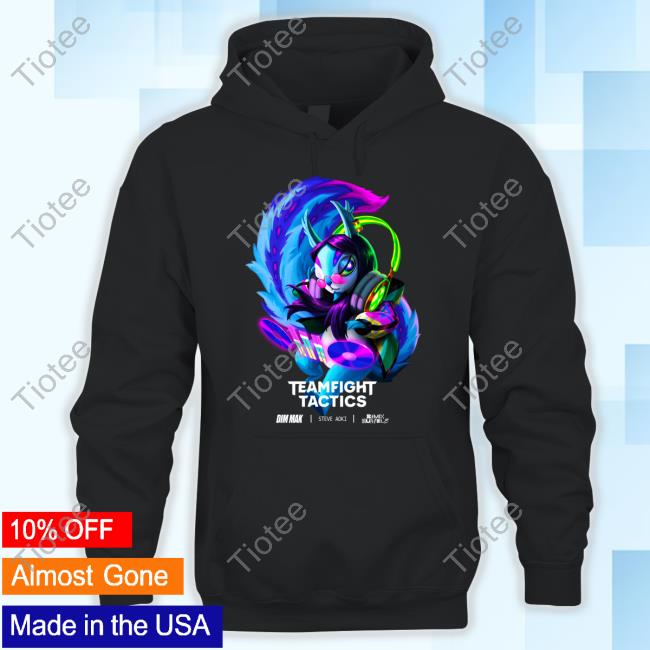 Riot Games Merch Dim Mak X Teamfight Tactics Remix Rumble Steve Aoki Dim Mak Worldwide T Shirt