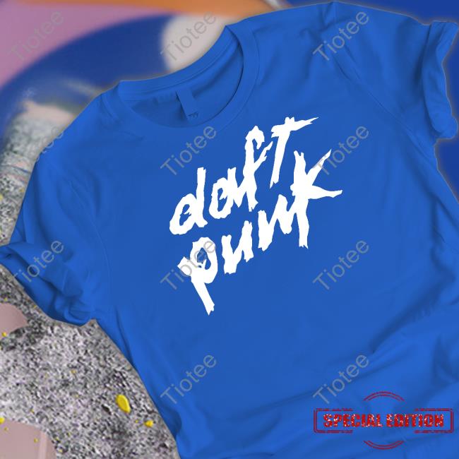 Daft Punk Merch Daft Punk Logo Long Sleeve Shirt