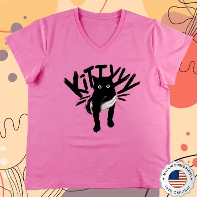 Street CaseOh Game Kitty Women's V-Neck Light Pink Print